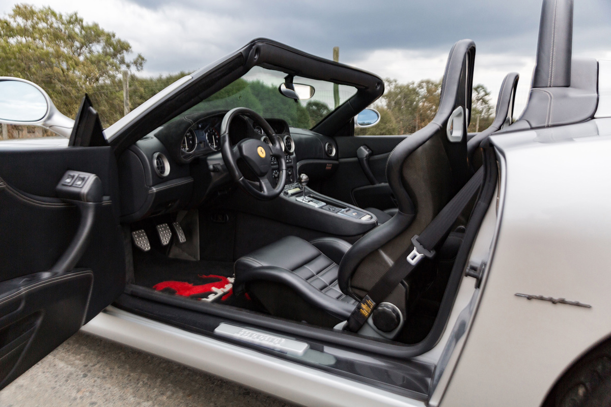 Driver's Seat of the 2001 Ferrari 550 Barchetta Pininfarina available at RM Sotheby's Arizona Live Auction 2021